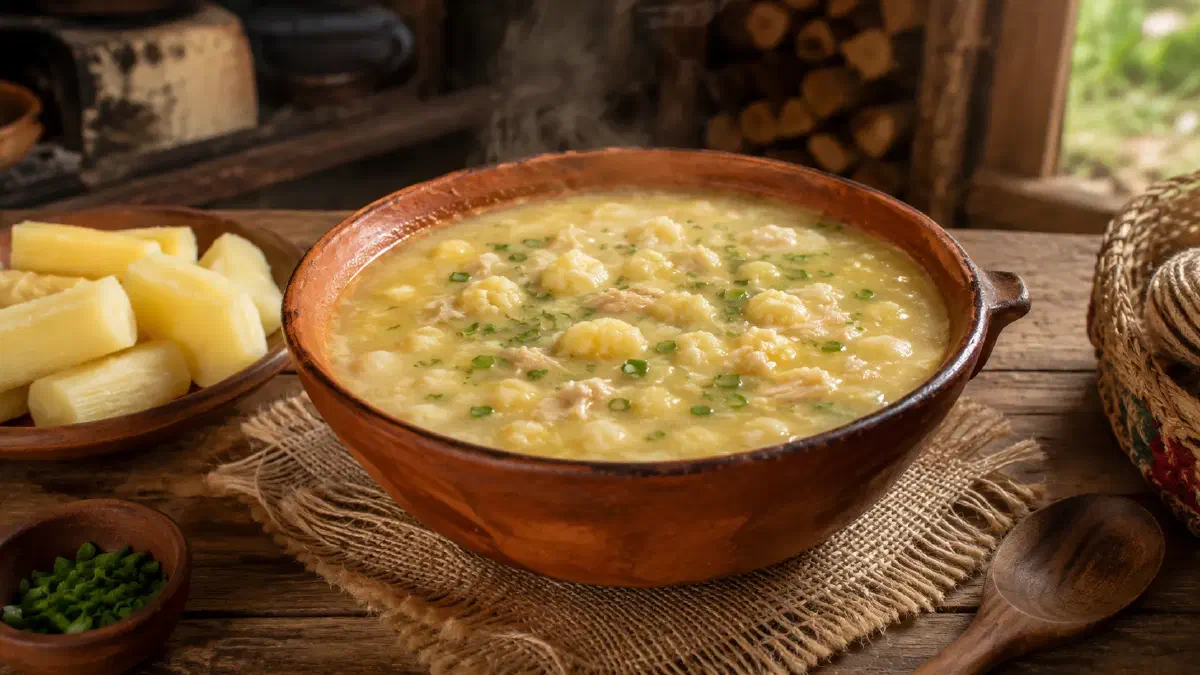 Vori Vori Rezept aus Paraguay: Suppe mit Mais-Käse-Bällchen