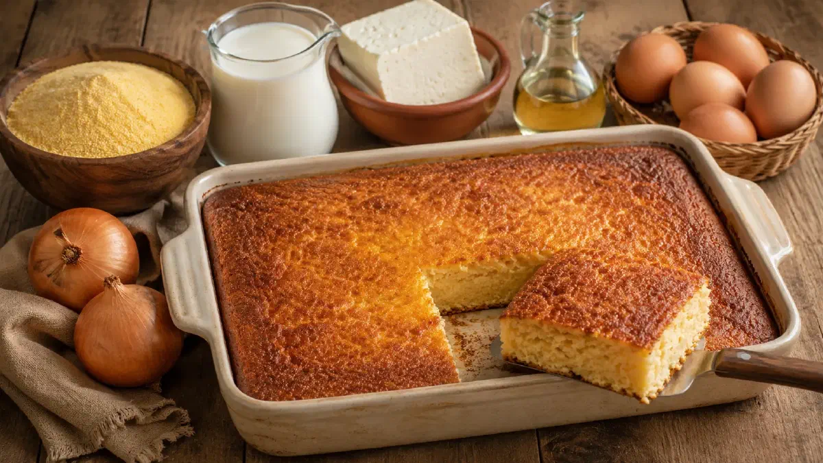 Sopa Paraguaya Recipe: Savory Paraguayan Corn Cake