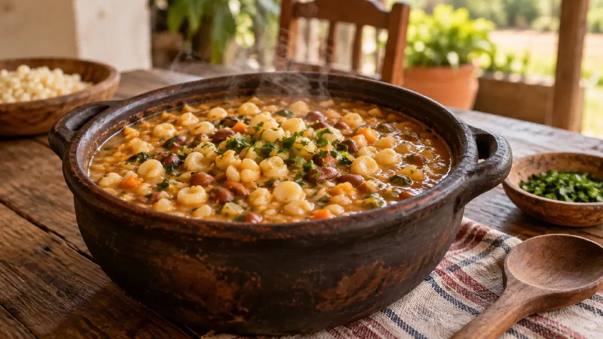 Jopara Rezept: Mais-Bohnen-Eintopf aus Paraguay