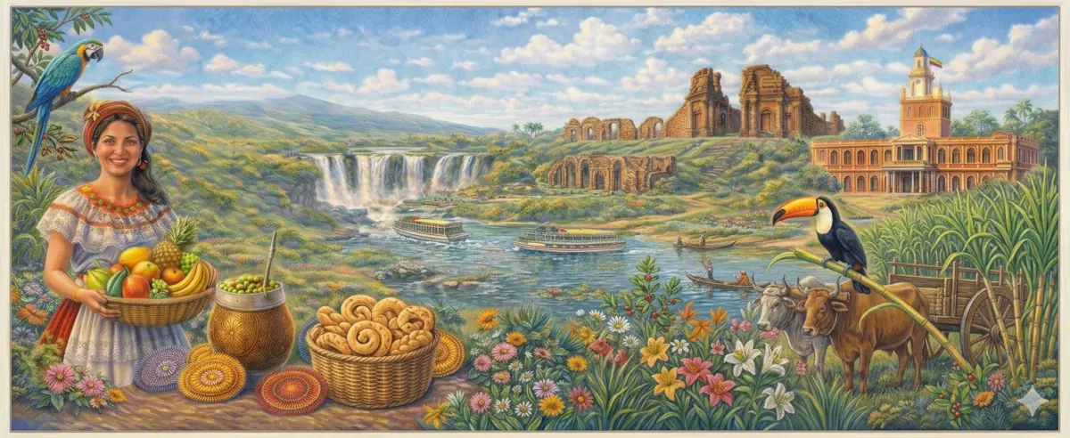 Weite Landschaft in Paraguay